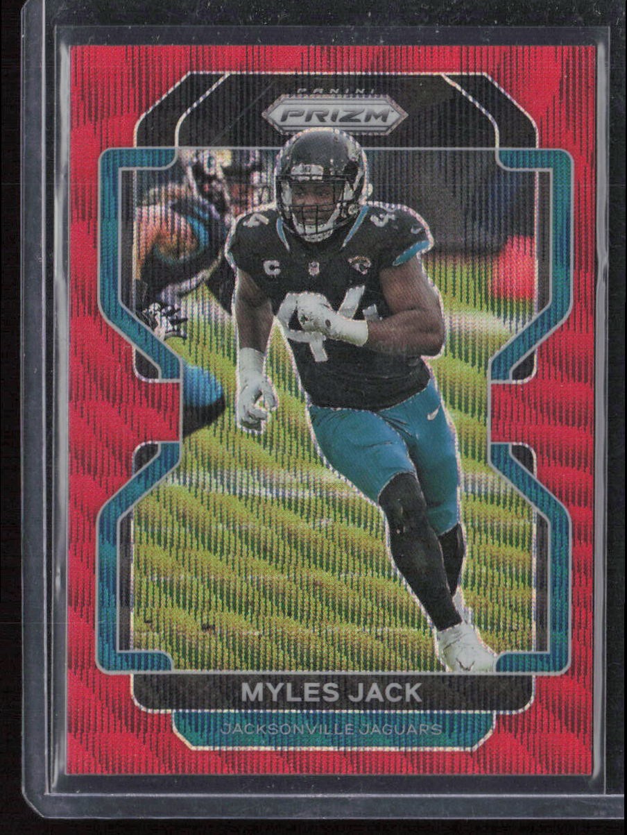 2021 Panini Prizm Myles Jack Red Wave #/149