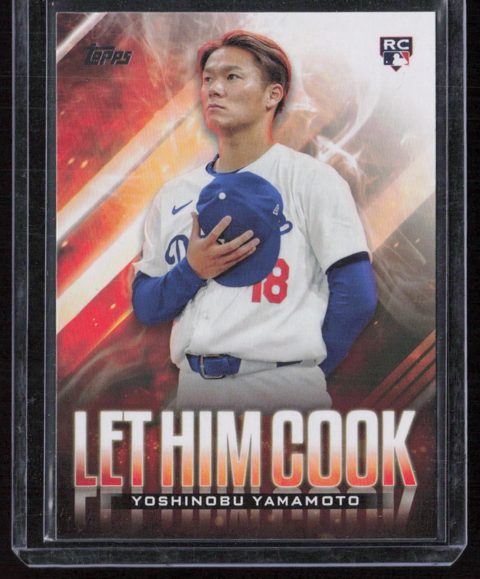 2024 Topps Update Yoshinobu Yamamoto Let Him Cook