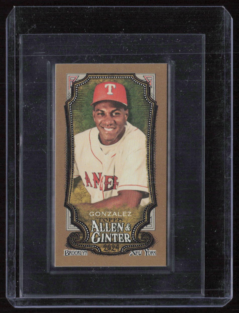 2024 Topps Allen & Ginter Juan Gonzalez Mini Gold Border