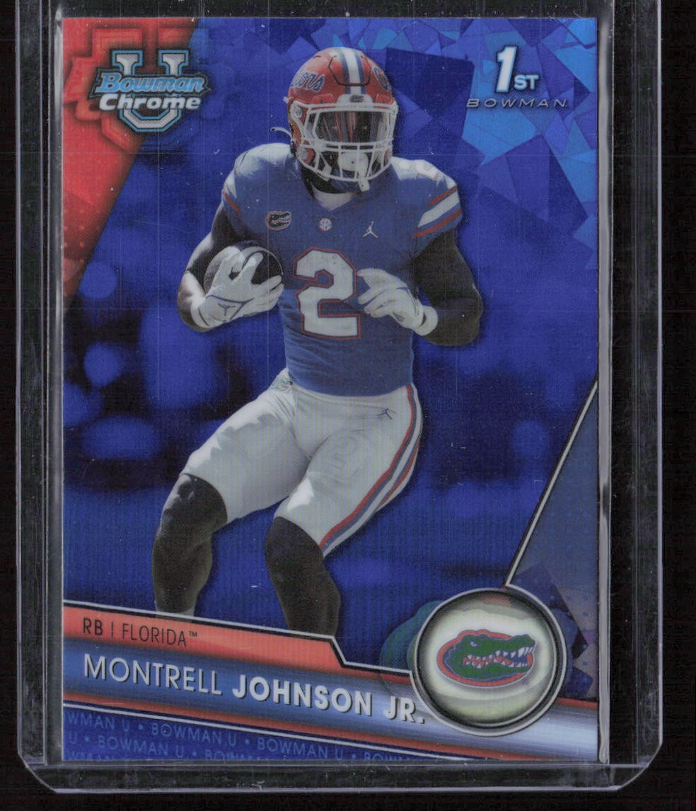 2023 Bowman University Chrome Sapphire Edition Montrell Johnson Jr.