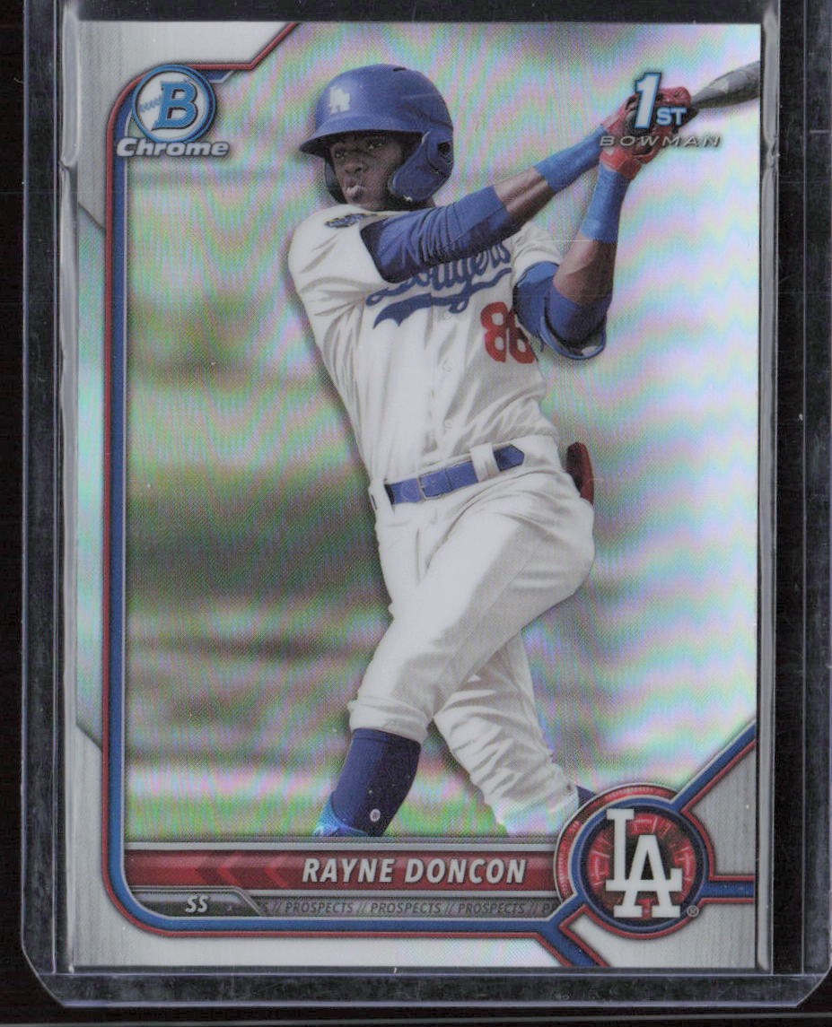 2022 Bowman Chrome Rayne Doncon Prospects Refractor #/499