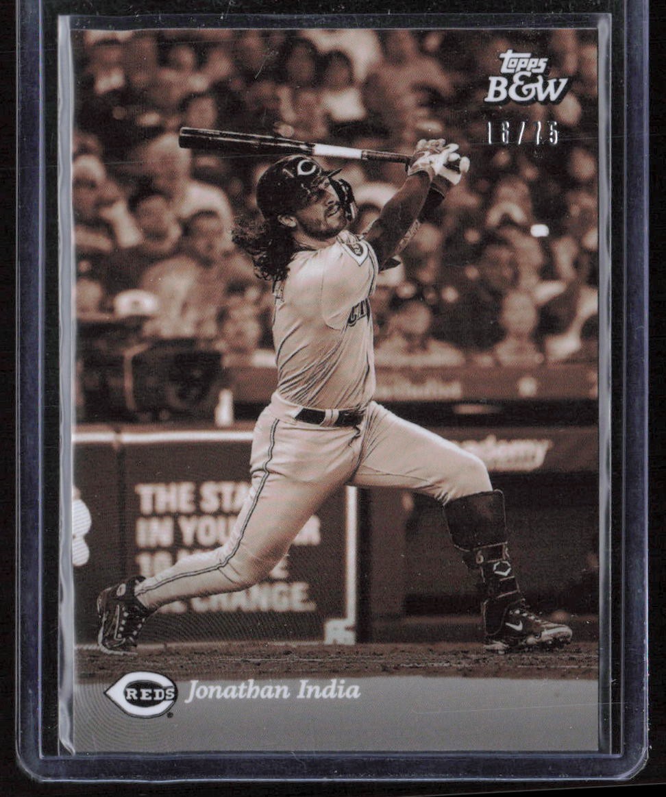 2023 Topps Black & White Jonathan India Sepia Filter #/75