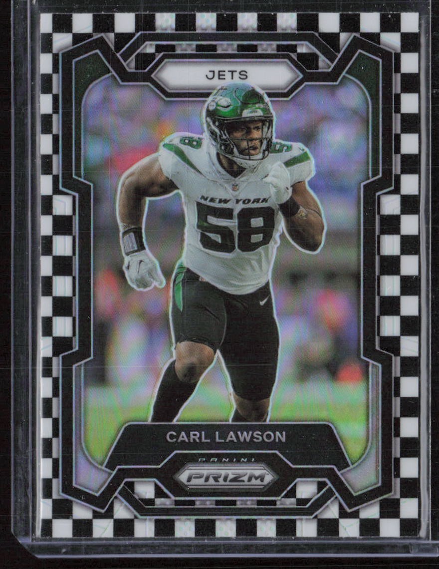 2023 Panini Prizm Carl Lawson Black and White Checker