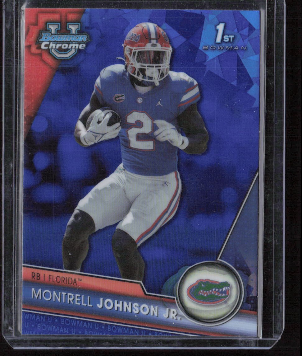 2023 Bowman University Chrome Sapphire Edition Montrell Johnson Jr.
