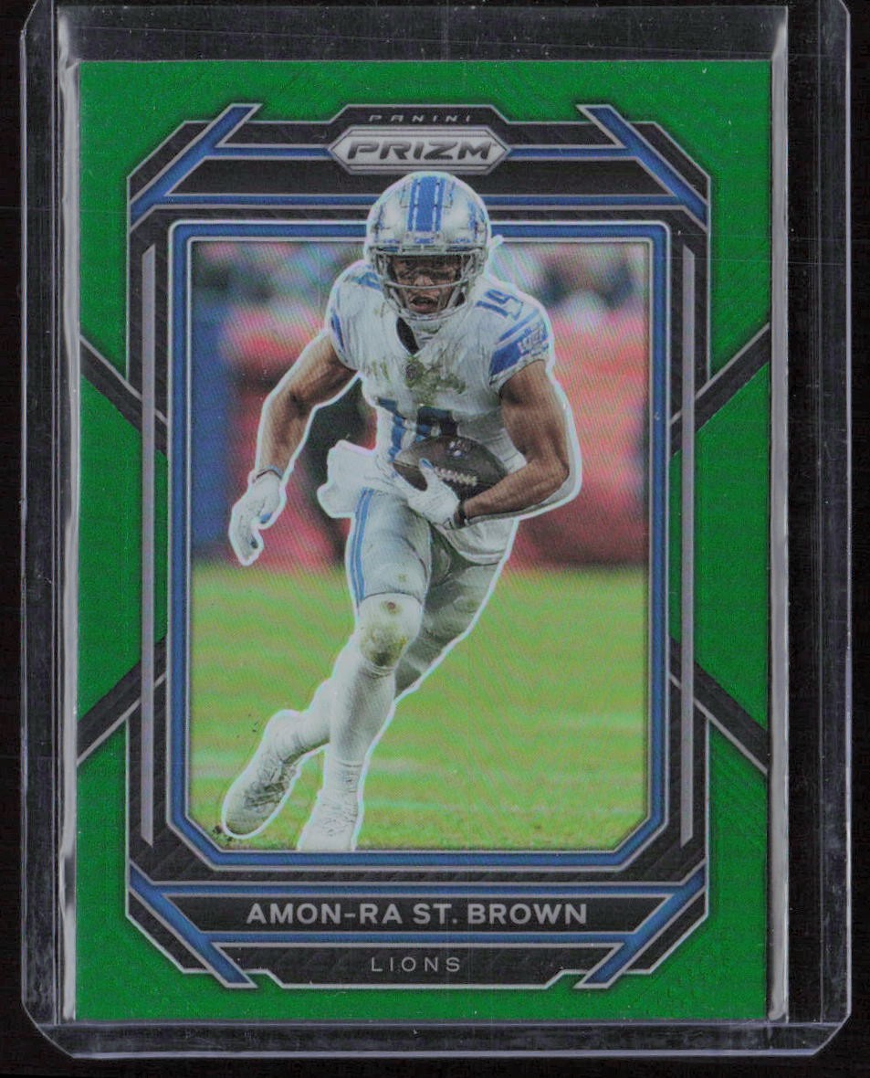 2022 Panini Prizm Amon-Ra St. Brown Green