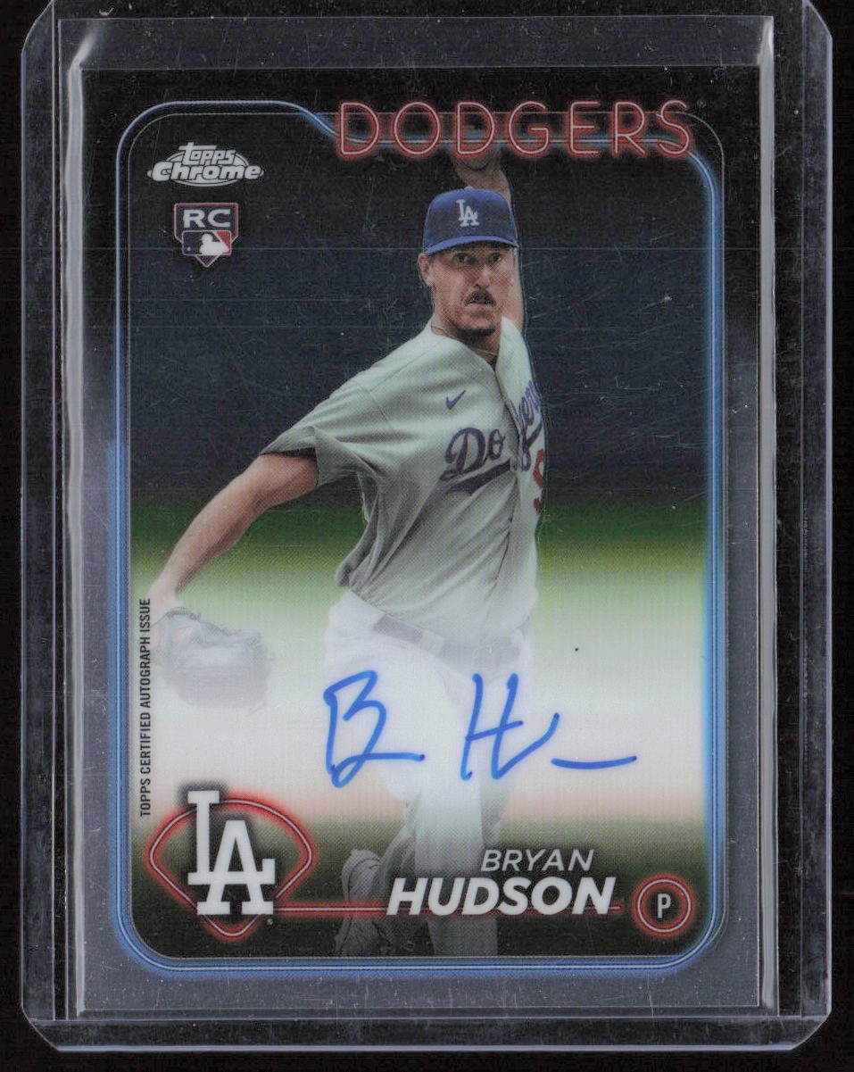 2024 Topps Chrome Bryan Hudson Rookie Autographs