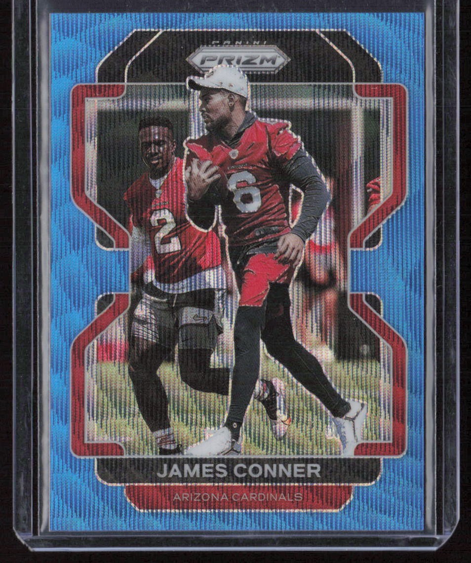 2021 Panini Prizm James Conner Blue Wave #/199