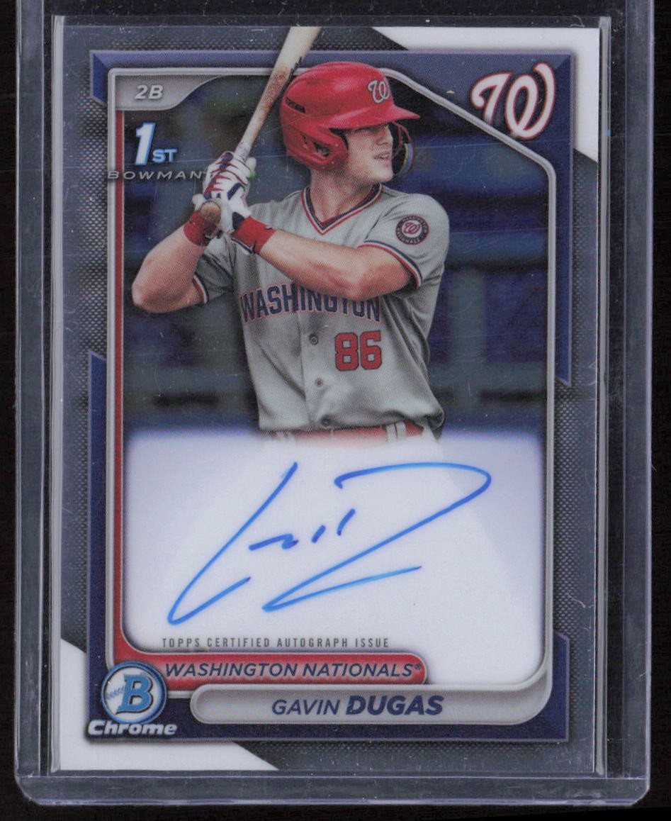 2024 Bowman Chrome Gavin Dugas Prospect Autographs