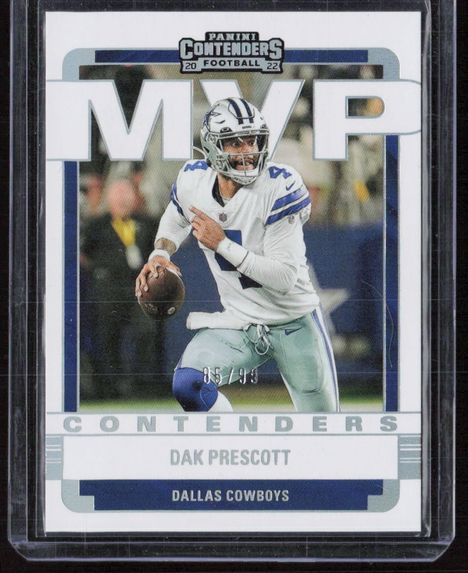 2022 Panini Contenders Dak Prescott MVP Contenders