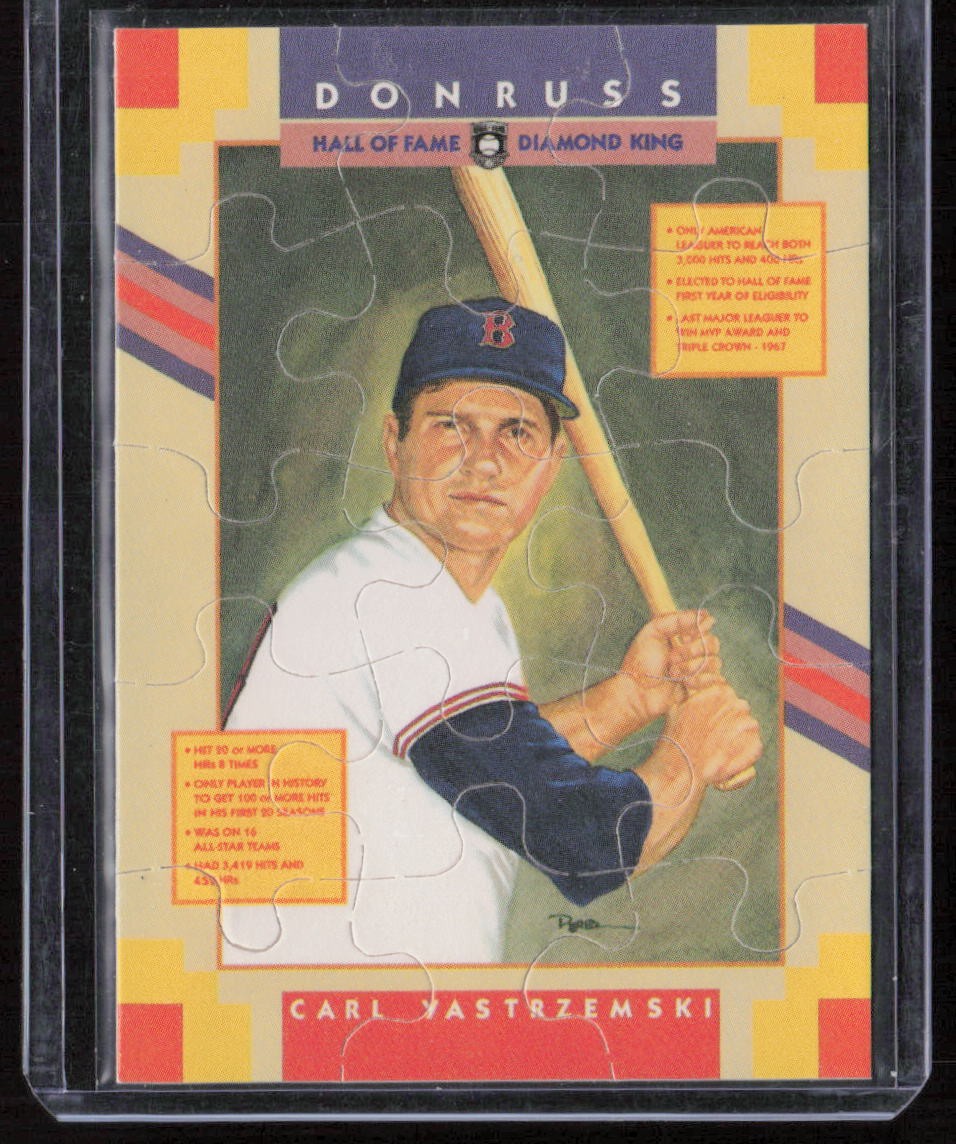 1990 Donruss Best of the AL Carl Yastrzemski Carl Yastrzemski Mini Puzzle