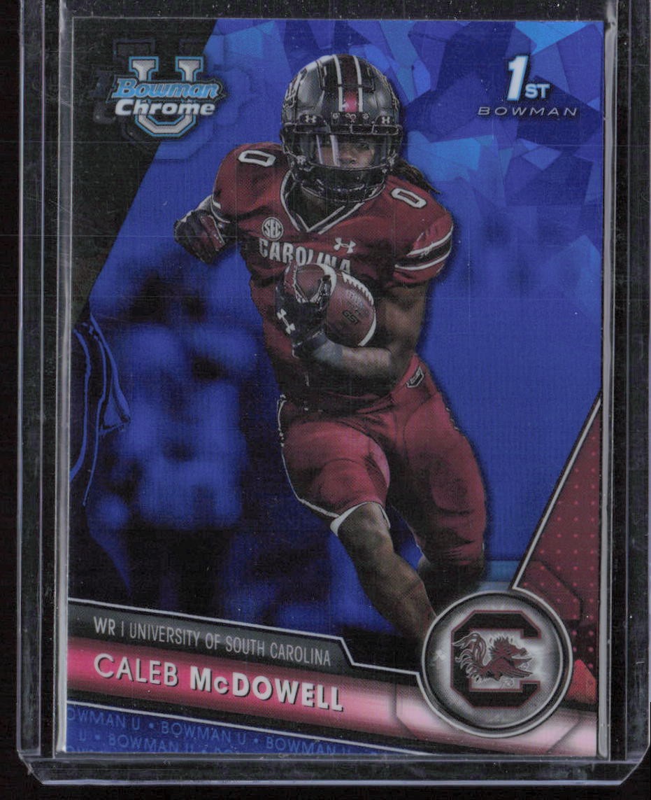 2023 Bowman University Chrome Sapphire Edition Caleb McDowell