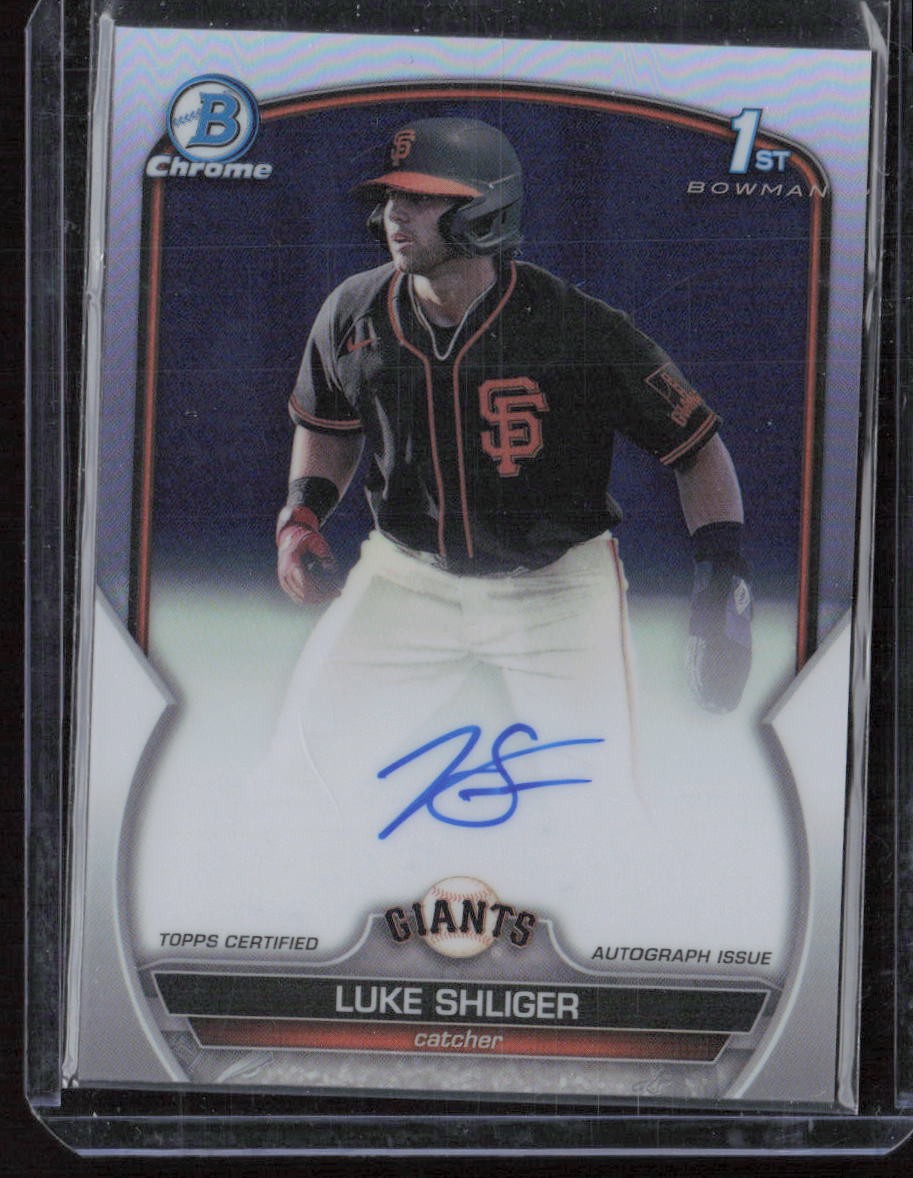 2023 Bowman Draft Luke Shliger Chrome Prospect Autographs Refractor #/499