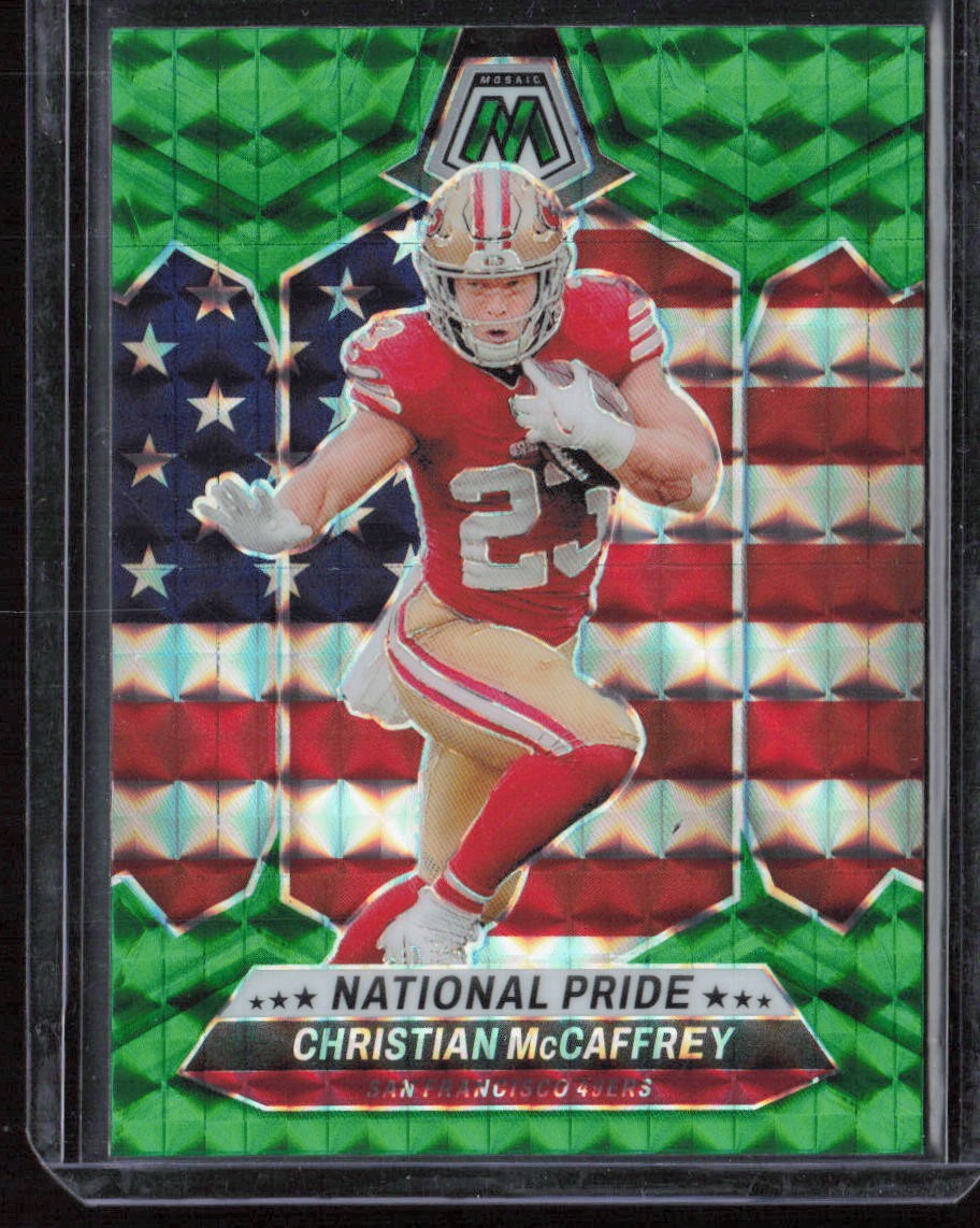 2024 Panini Mosaic Christian McCaffrey Mosaic Green