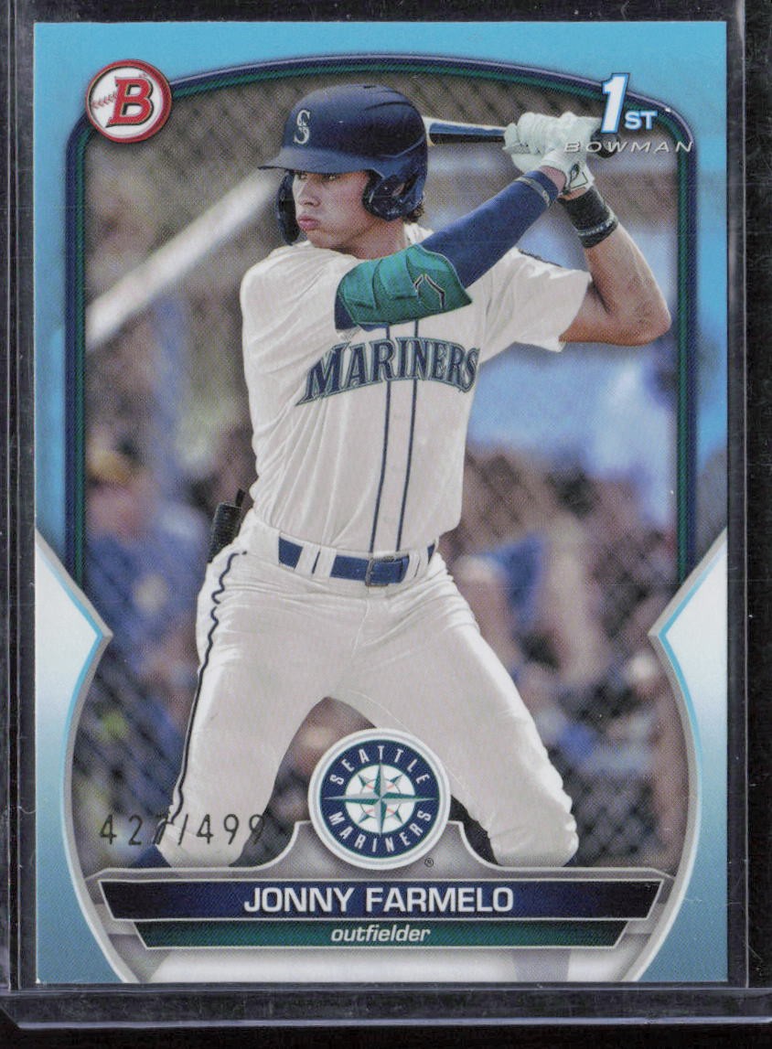 2023 Bowman Draft Jonny Farmelo Sky Blue #/499