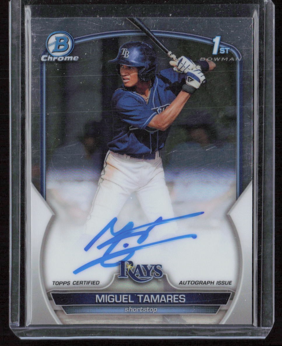 2023 Bowman Chrome Miguel Tamares Prospect Autographs