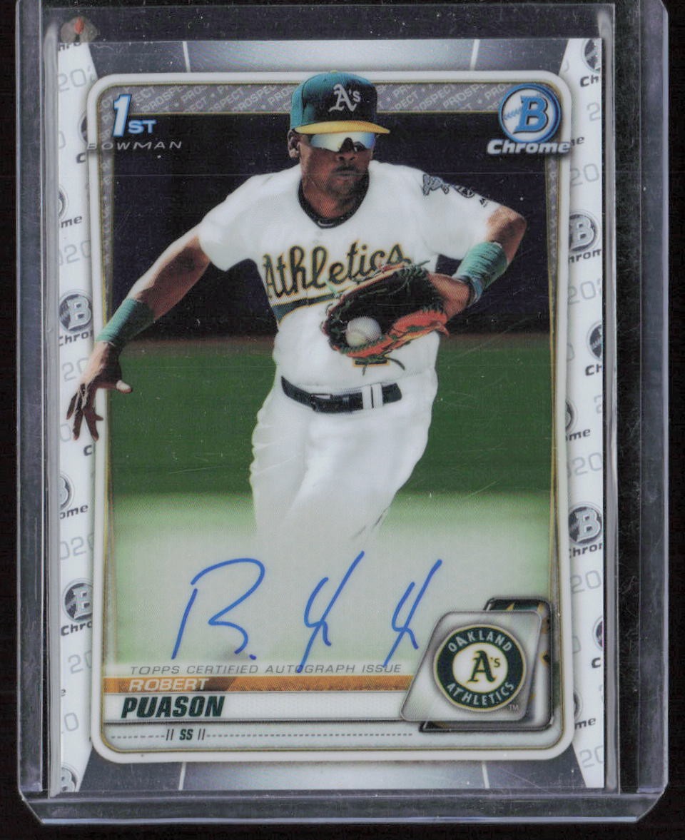 2020 Bowman Robert Puason Chrome Prospect Autographs