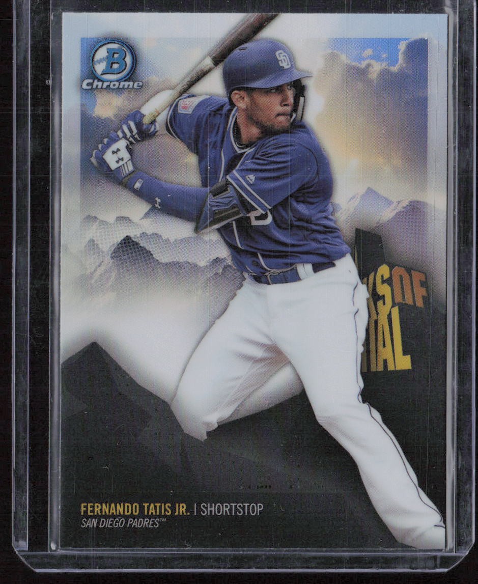 2018 Bowman Chrome Fernando Tatis Jr. Peaks of Potential