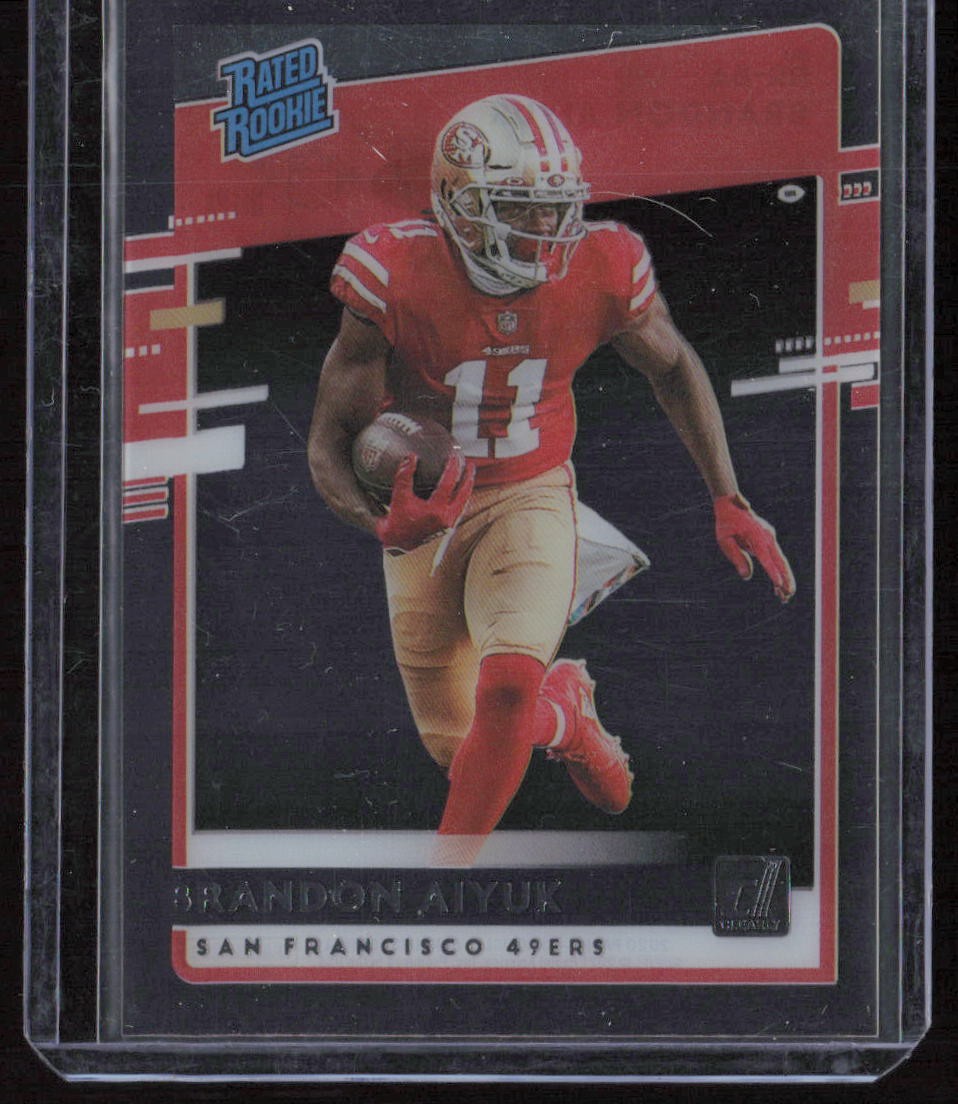 2020 Panini Chronicles Brandon Aiyuk Clearly Donruss Rated Rookies