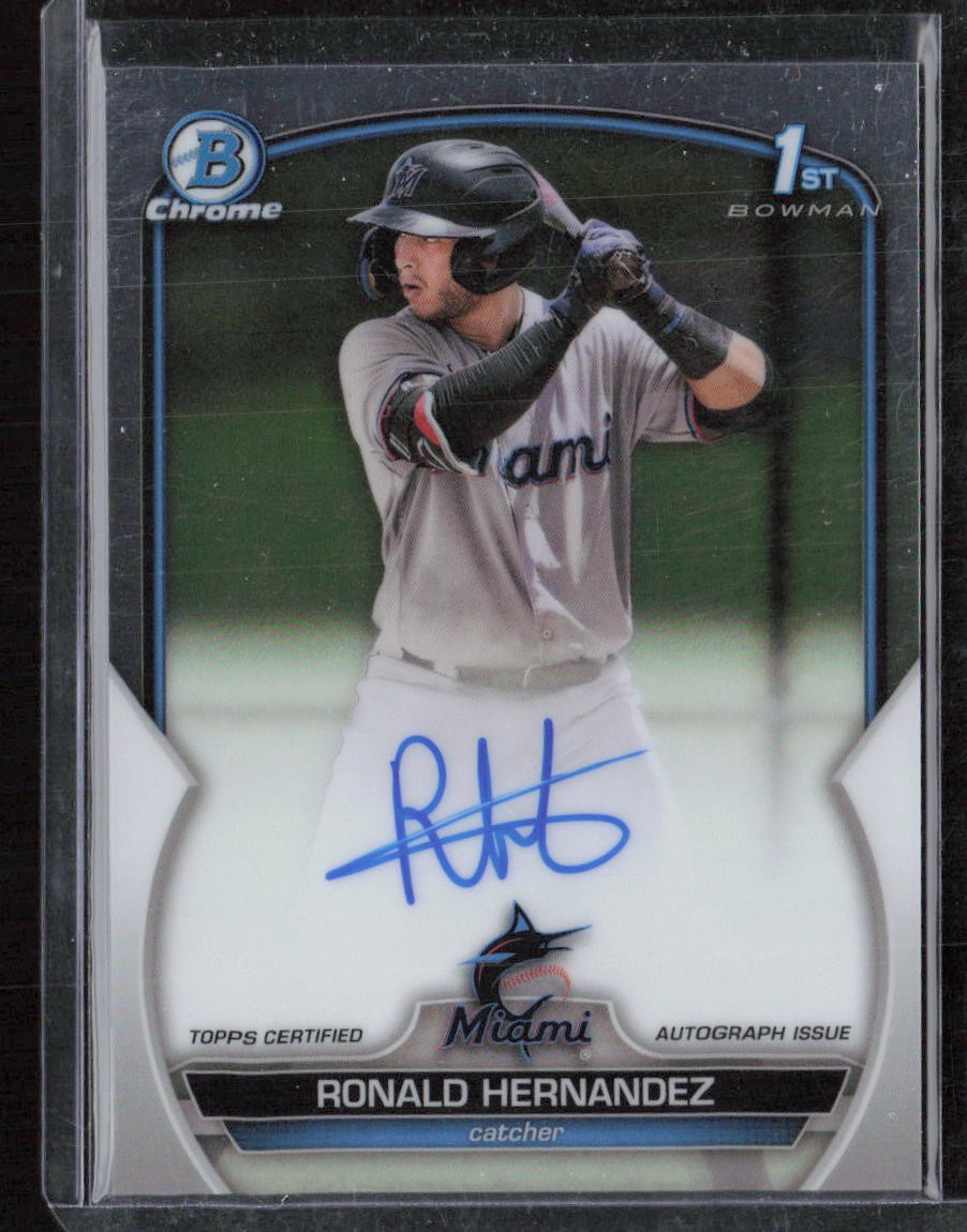 2023 Bowman Chrome Ronald Hernandez Prospect Autographs