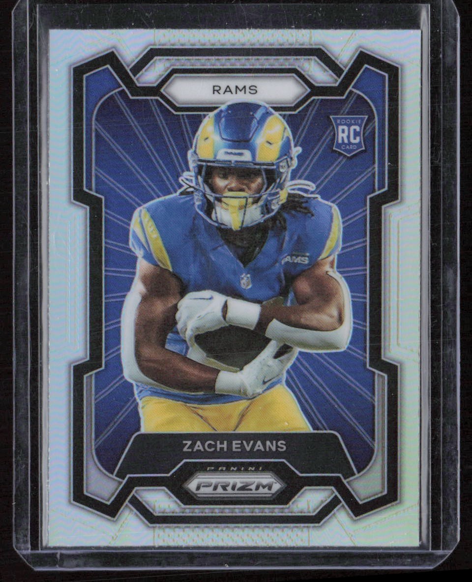 2023 Panini Prizm Zach Evans Rookie Variations Prizms Silver