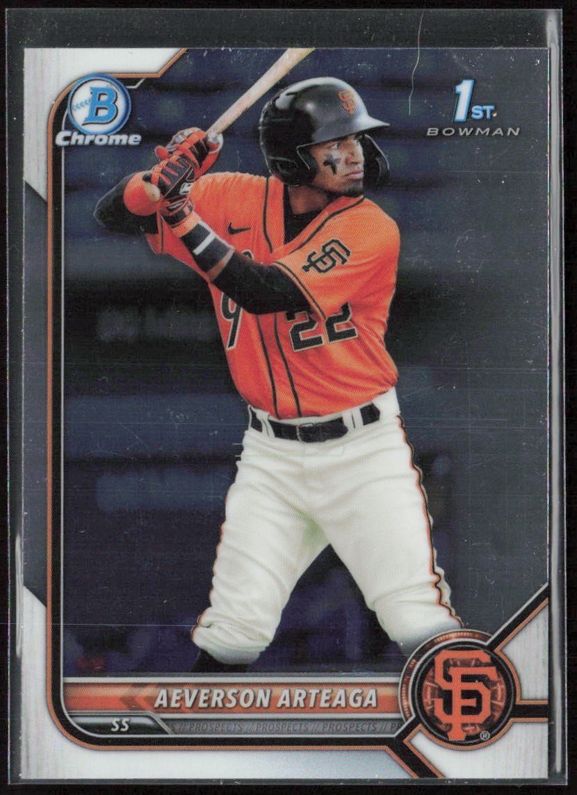 2022 Bowman Aeverson Arteaga Chrome Prospects