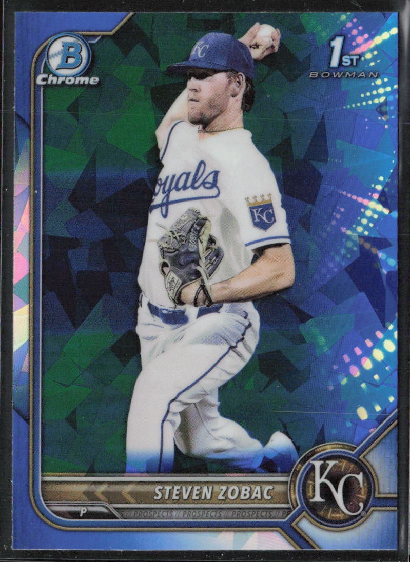 2022 Bowman Draft Sapphire Edition Steven Zobac