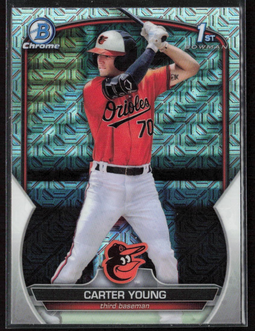 2023 Bowman Chrome Carter Young Prospects Mojo Refractor
