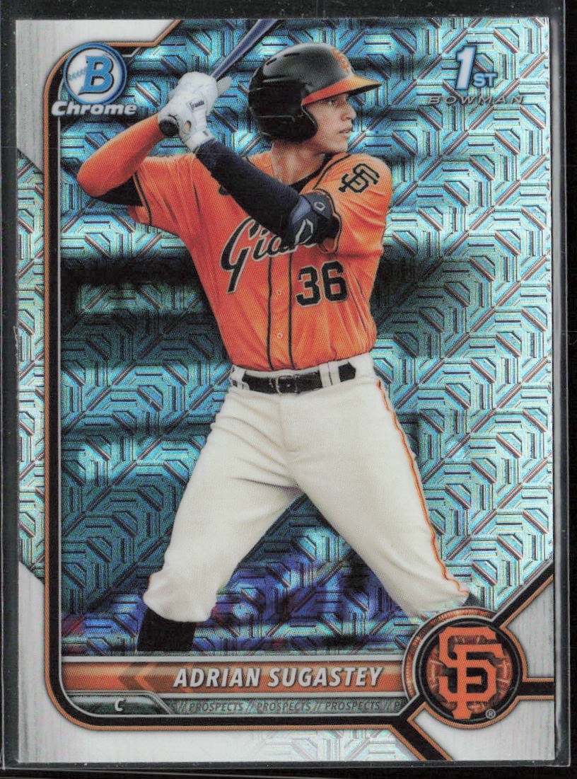 2022 Bowman Adrian Sugastey Chrome Prospects Mojo Refractors