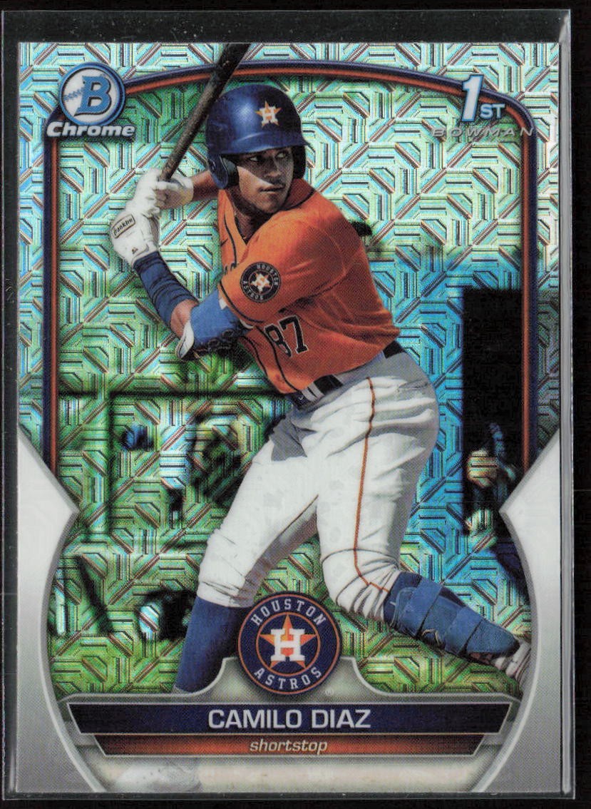 2023 Bowman Chrome Camilo Diaz Prospects Mojo Refractor