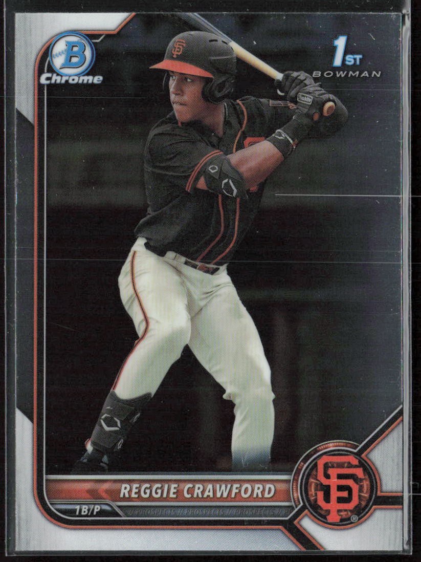 2022 Bowman Draft Reggie Crawford Chrome