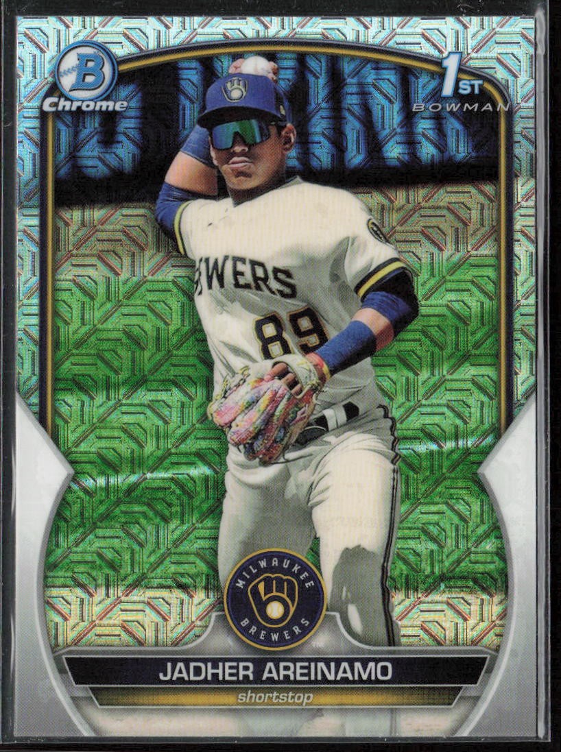 2023 Bowman Chrome Jadher Areinamo Prospects Mojo Refractor
