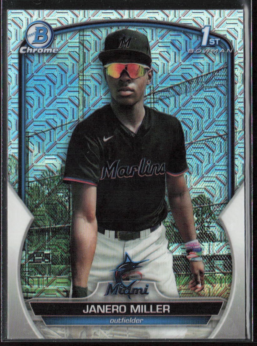 2023 Bowman Chrome Janero Miller Prospects Mojo Refractor