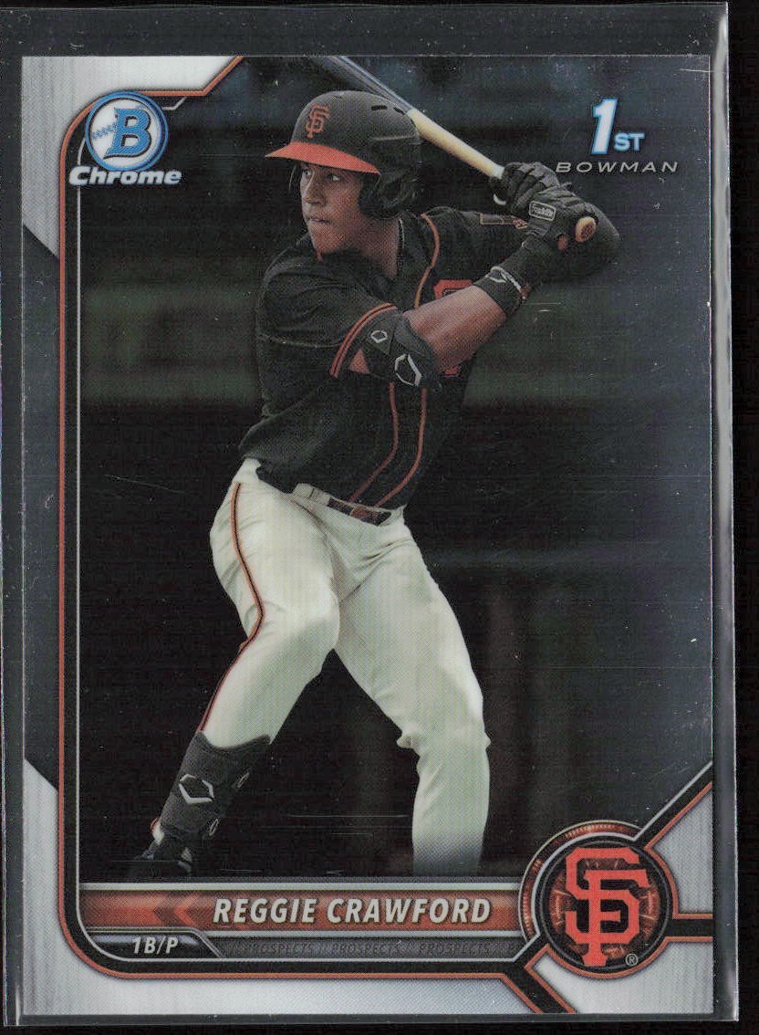 2022 Bowman Draft Reggie Crawford Chrome