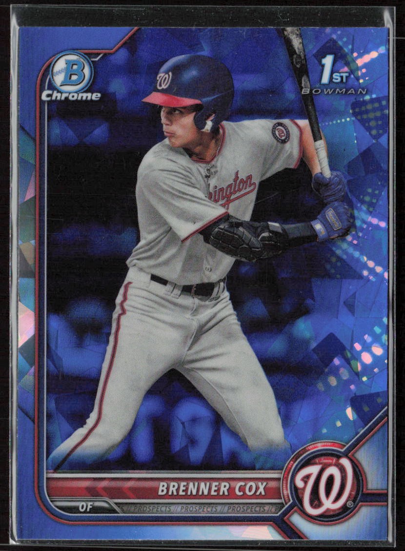 2022 Bowman Draft Sapphire Edition Brenner Cox
