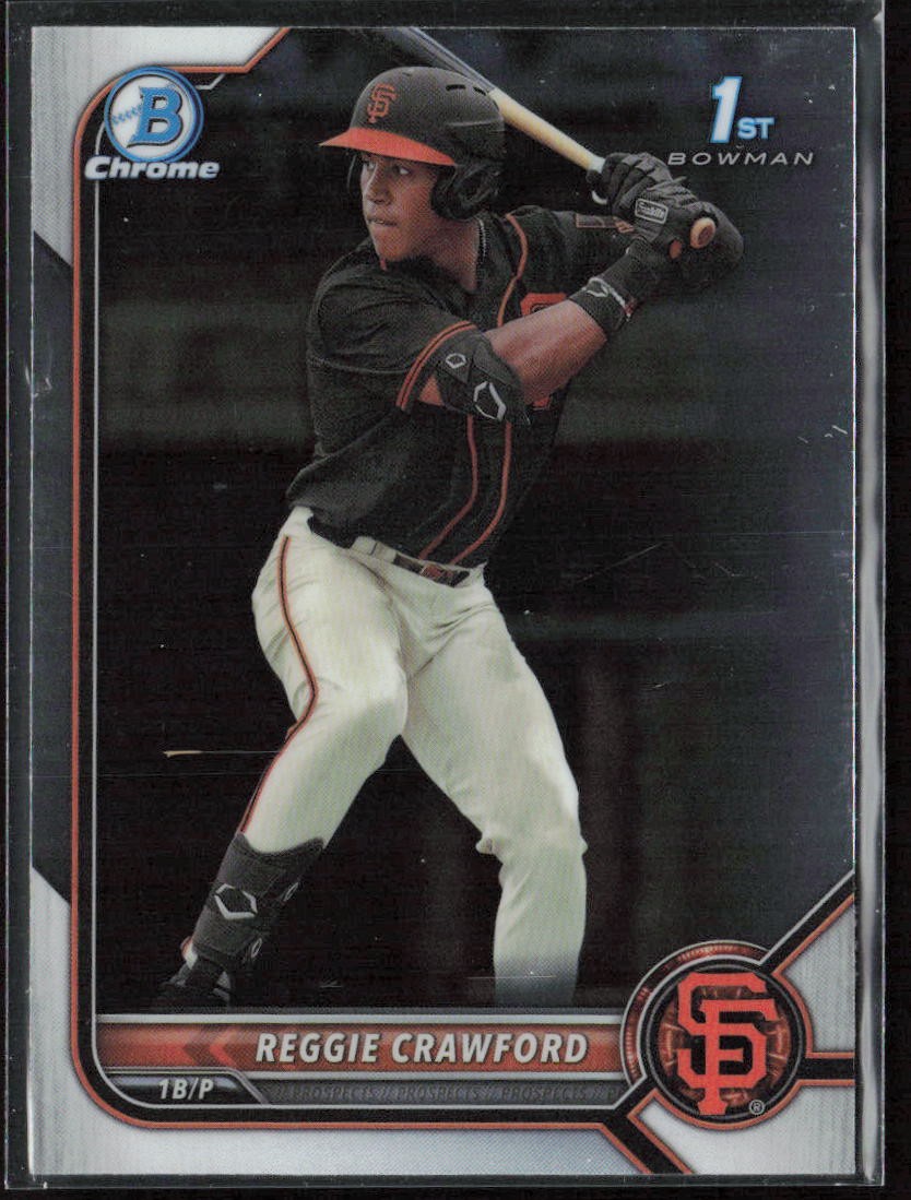 2022 Bowman Draft Reggie Crawford Chrome
