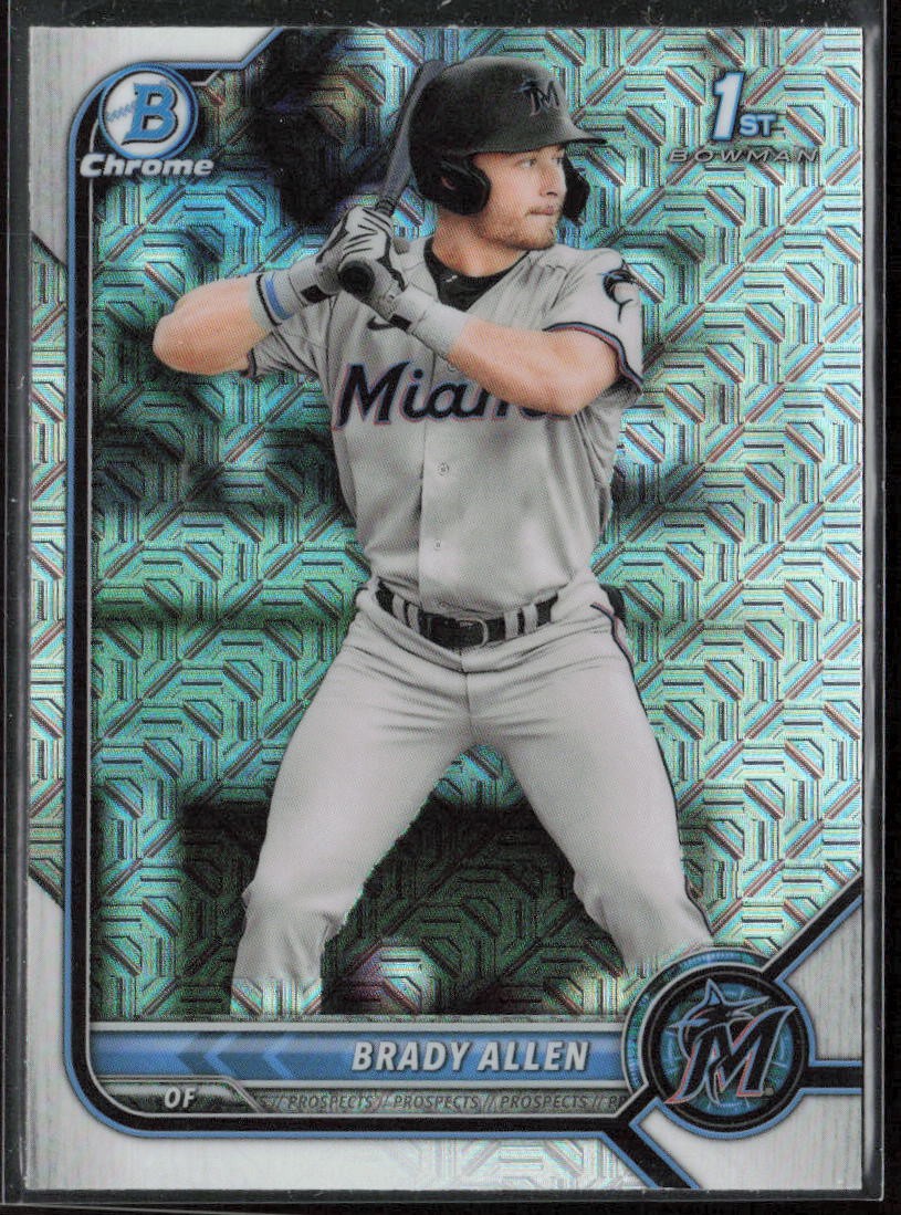 2022 Bowman Brady Allen Chrome Prospects Mojo Refractors