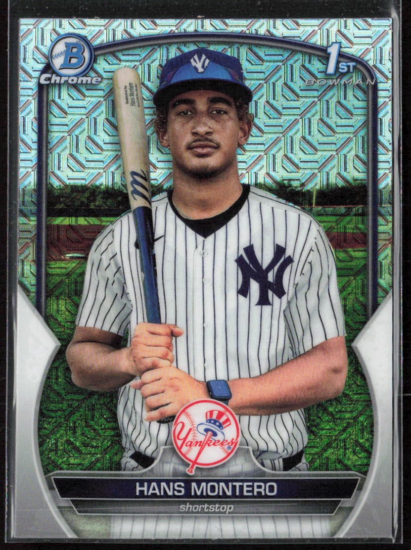 2023 Bowman Chrome Hans Montero Prospects Mojo Refractor