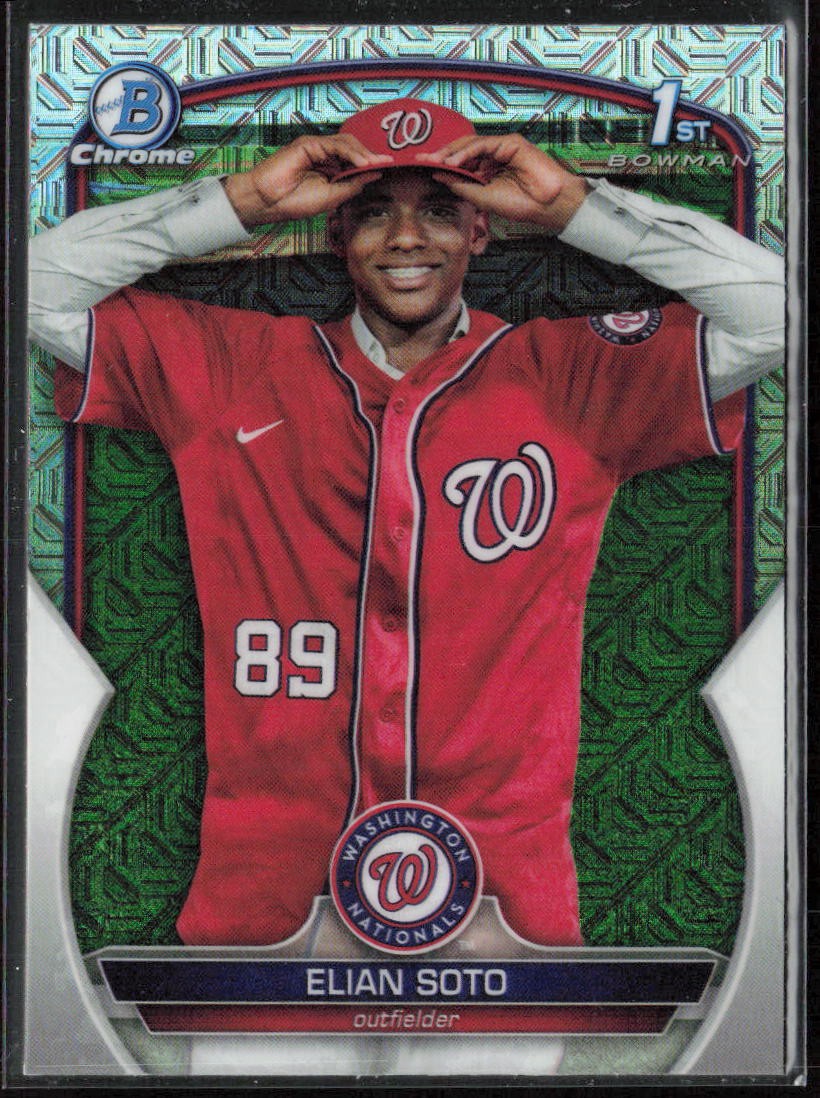 2023 Bowman Chrome Elian Soto Prospects Mojo Refractor