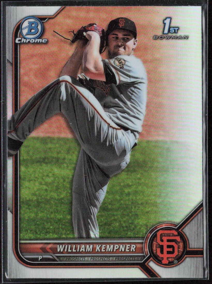 2022 Bowman Draft William Kempner Chrome Refractor