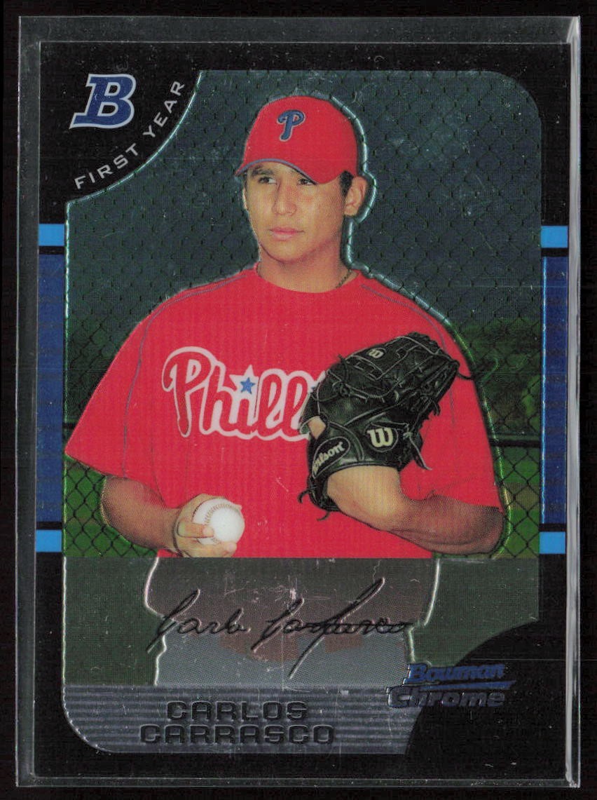 2005 Bowman Chrome Carlos Carrasco Rookie