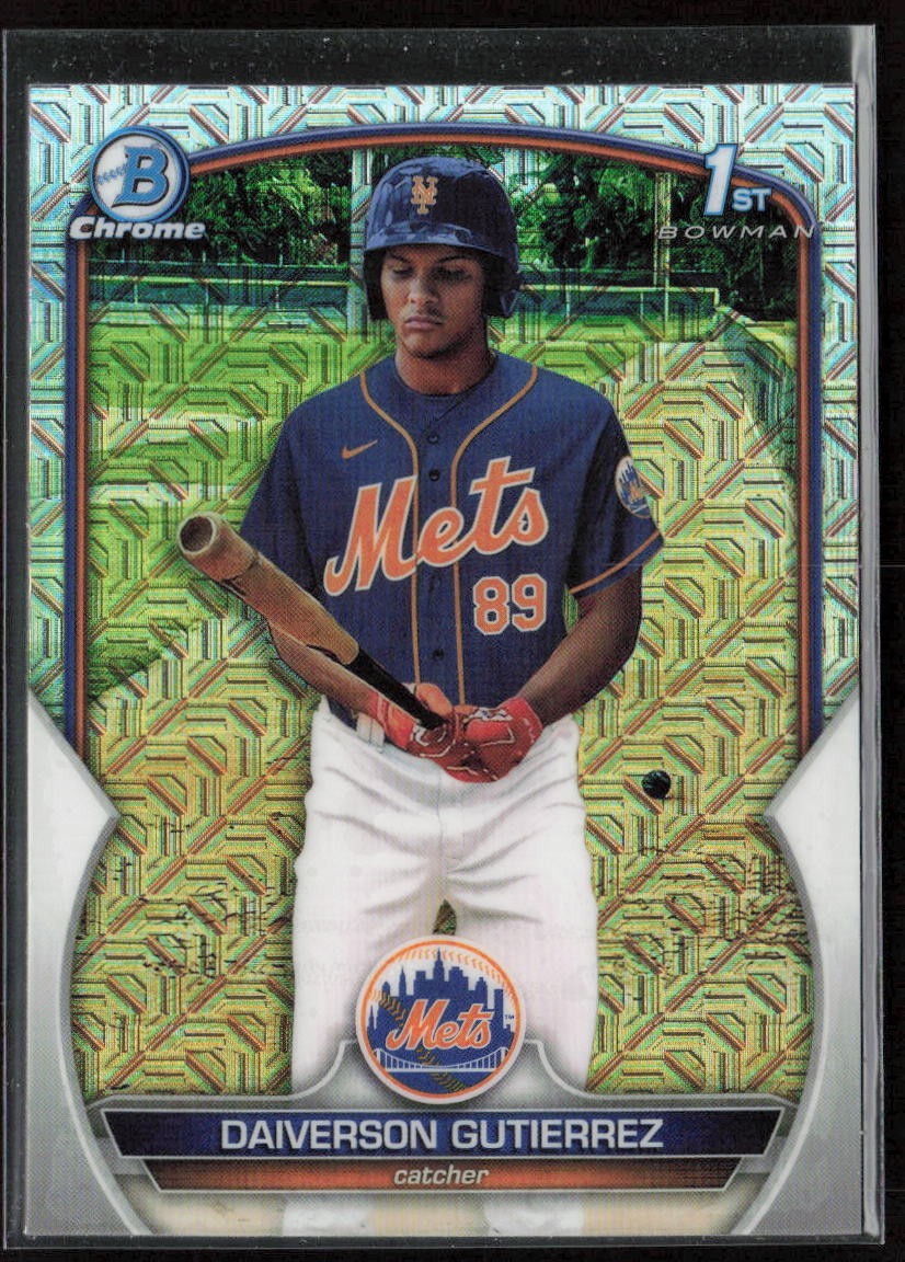 2023 Bowman Chrome Daiverson Gutierrez Prospects Mojo Refractor