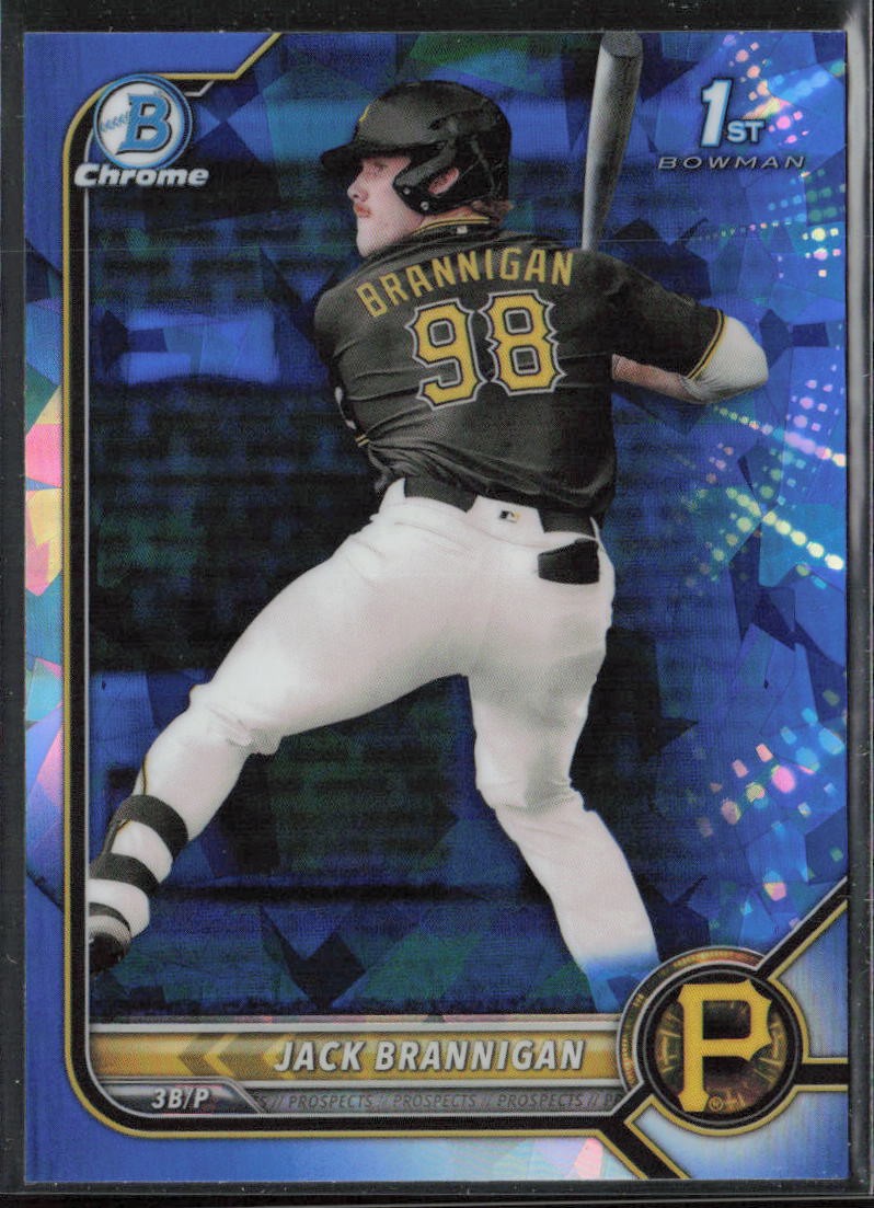 2022 Bowman Draft Sapphire Edition Jack Brannigan