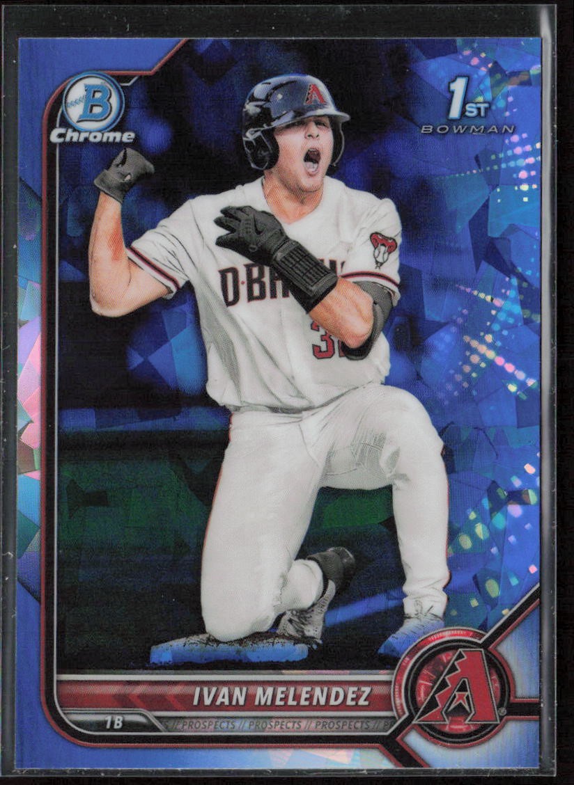 2022 Bowman Draft Sapphire Edition Ivan Melendez