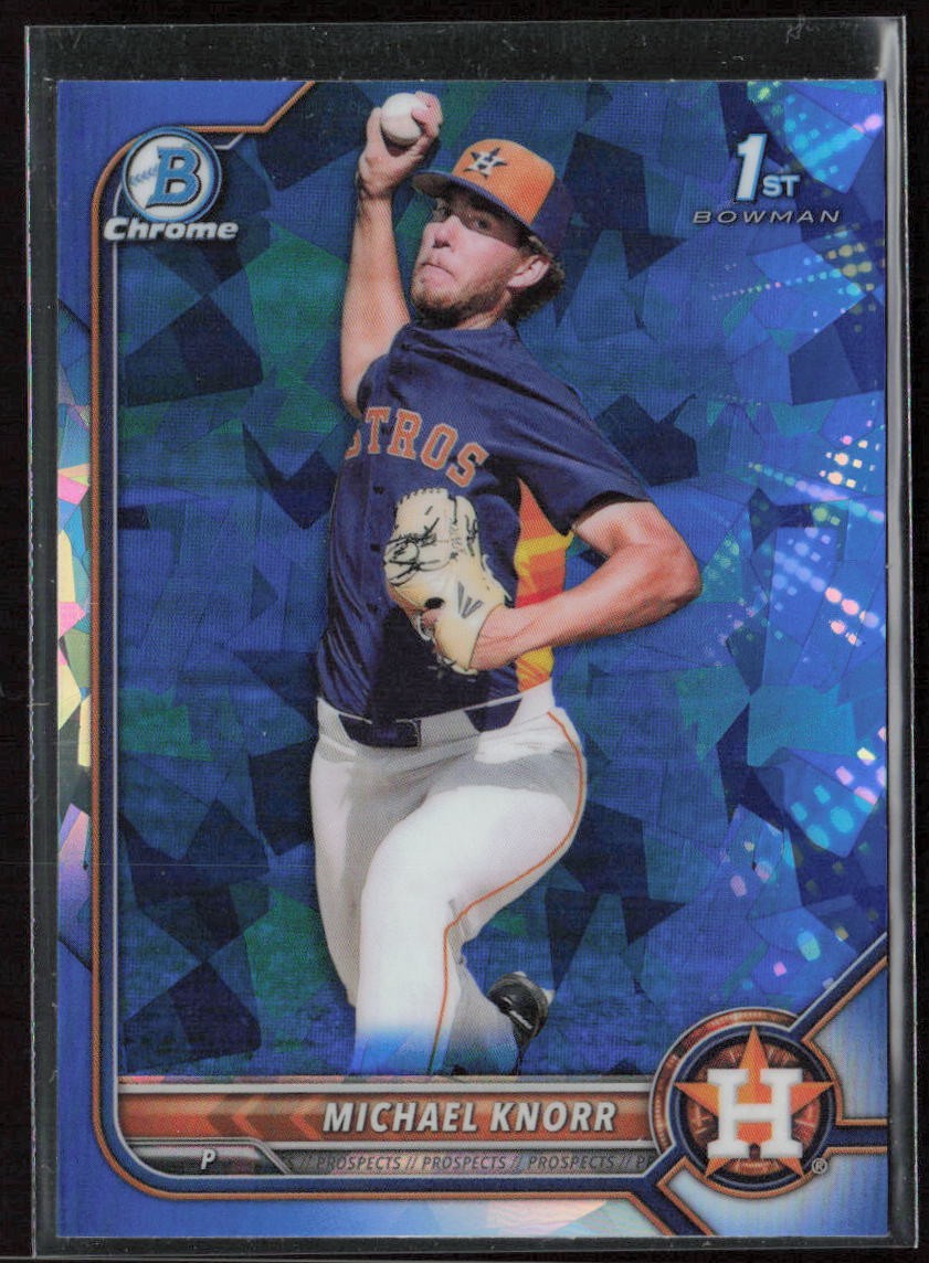 2022 Bowman Draft Sapphire Edition Michael Knorr