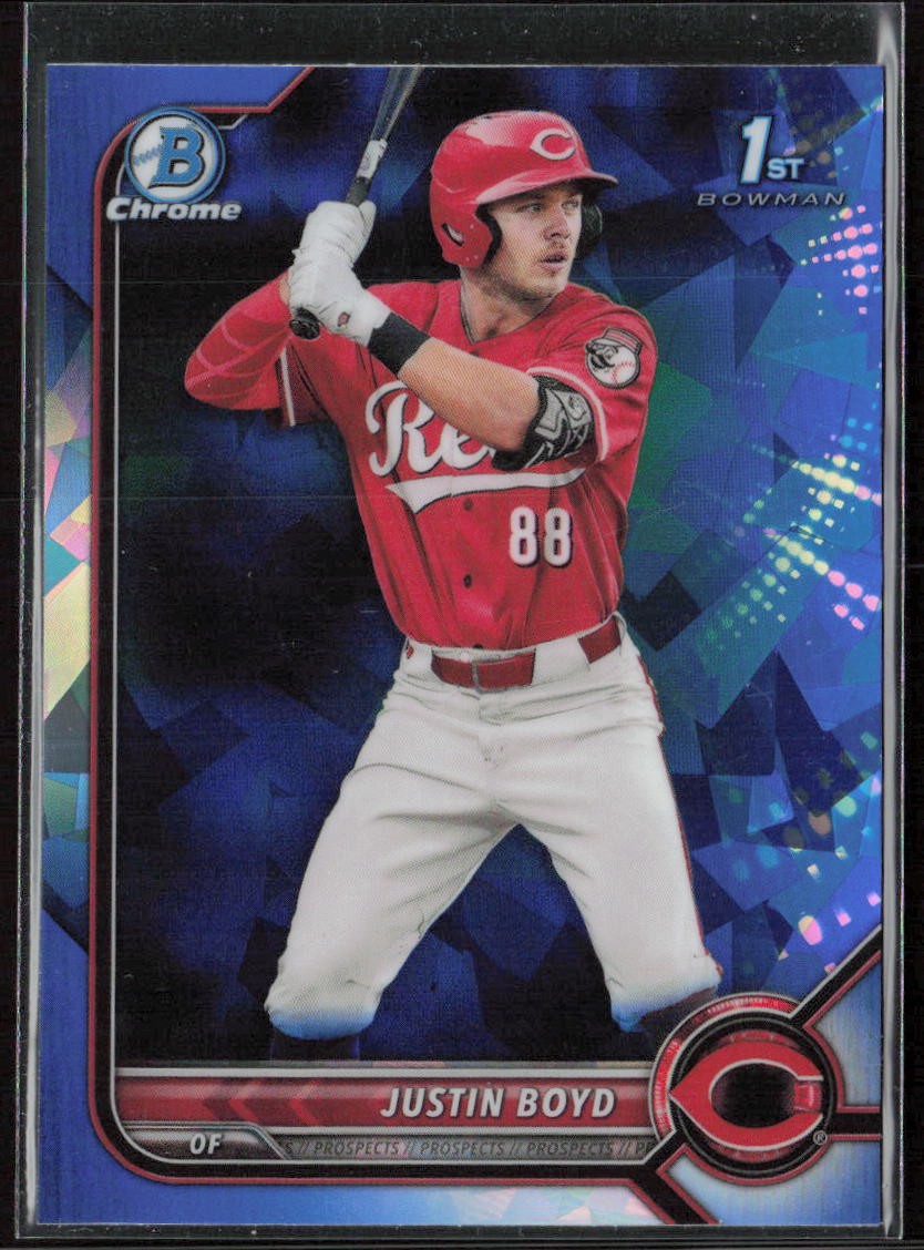 2022 Bowman Draft Sapphire Edition Justin Boyd