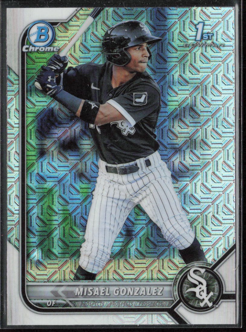 2022 Bowman Misael Gonzalez Chrome Prospects Mojo Refractors