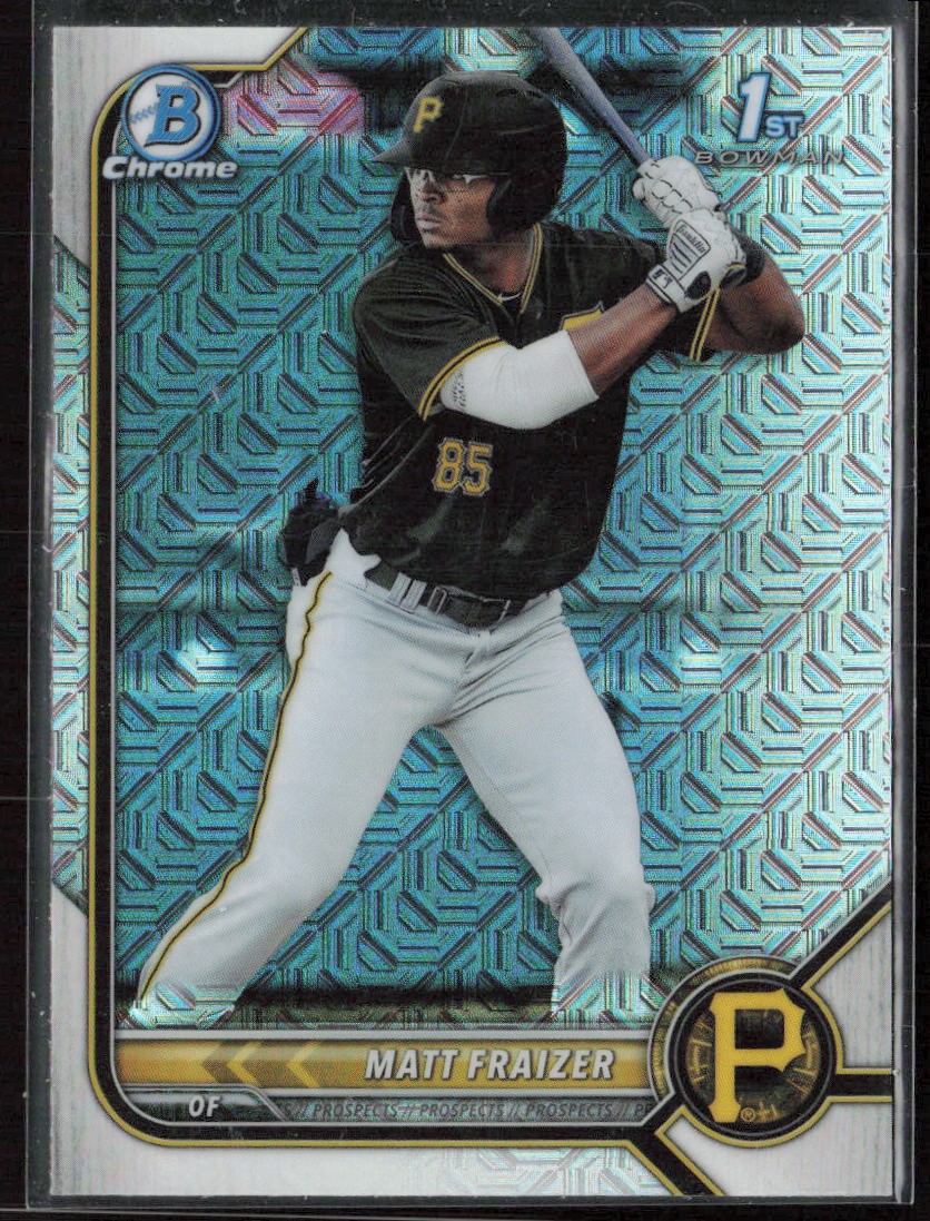 2022 Bowman Matt Fraizer Chrome Prospects Mojo Refractors