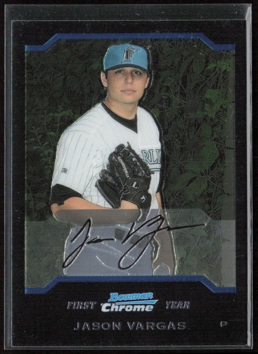 2004 Bowman Draft Picks & Prospects Jason Vargas Chrome