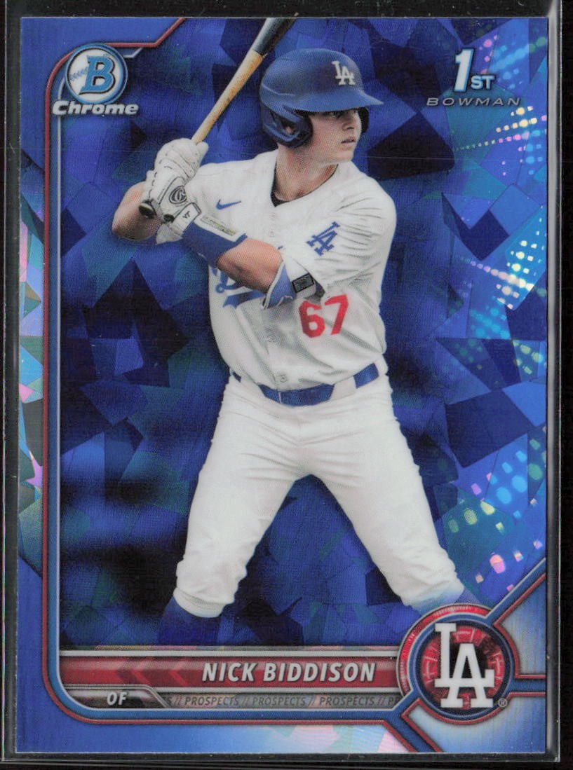 2022 Bowman Draft Sapphire Edition Nick Biddison