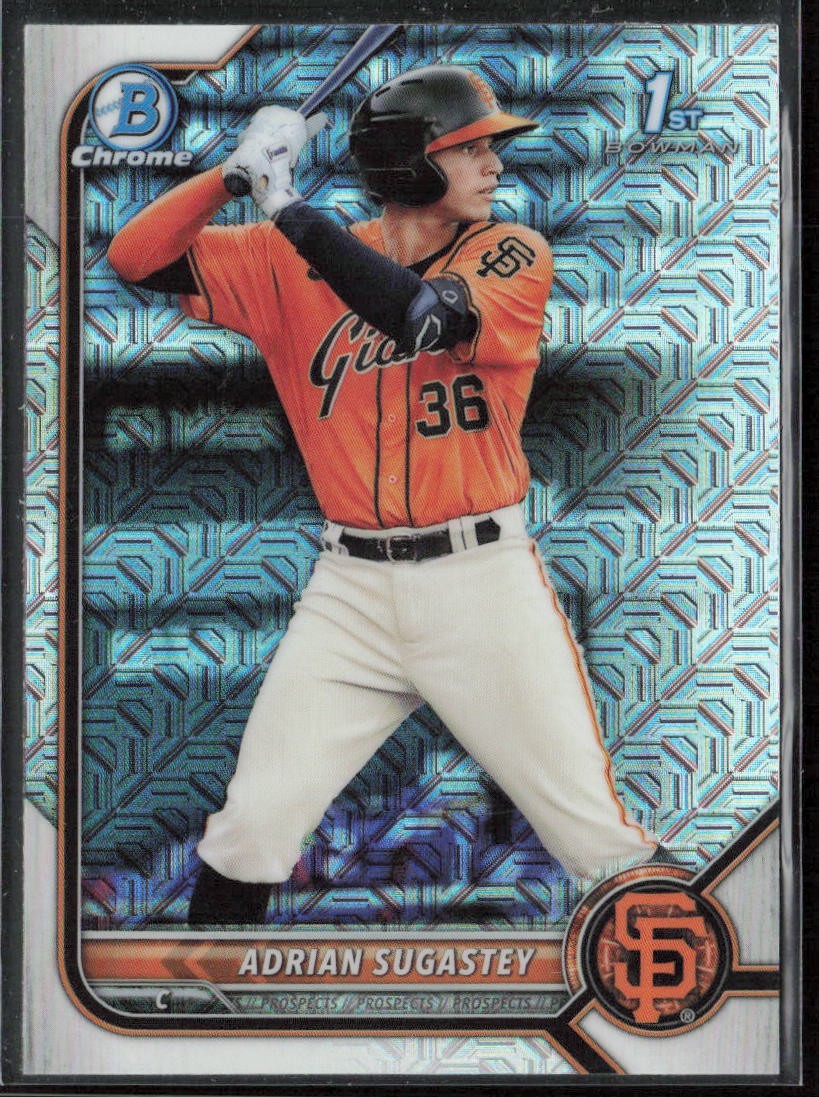 2022 Bowman Adrian Sugastey Chrome Prospects Mojo Refractors